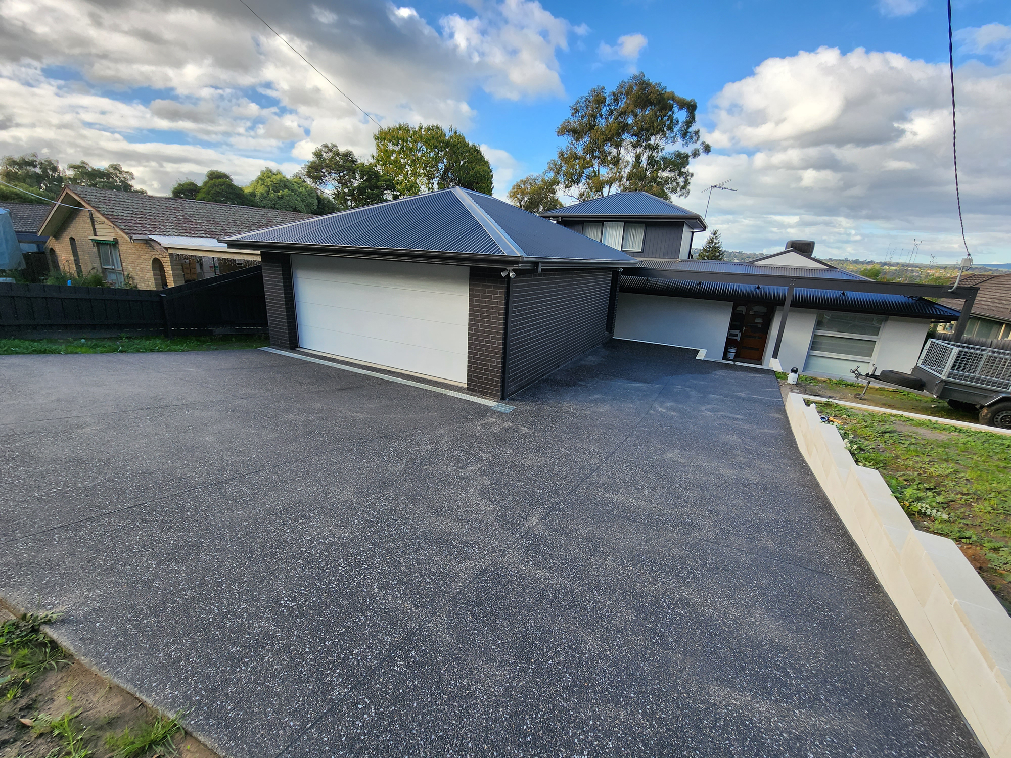 driveway completed