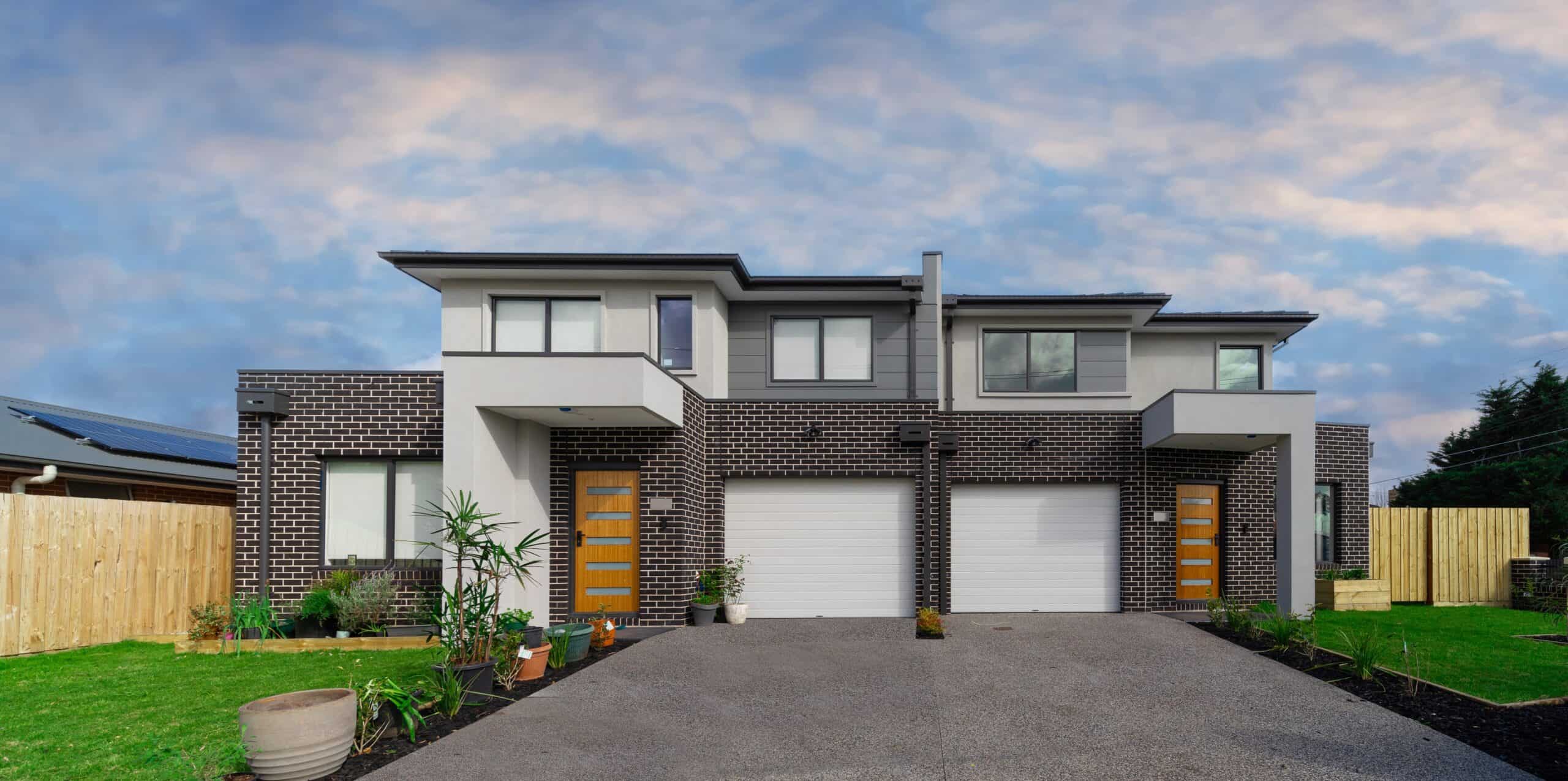 Brick Veneer, Town Houses In Melbourne, Victoria, subdivision by GO Build